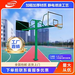 180地埋方管双向篮球架