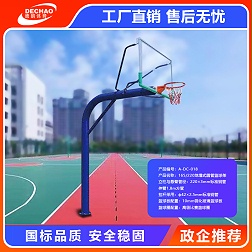 165/220地埋式圆管篮球架
