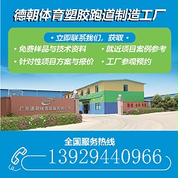 全塑型塑胶跑道