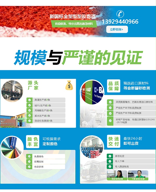 全塑型塑胶跑道
