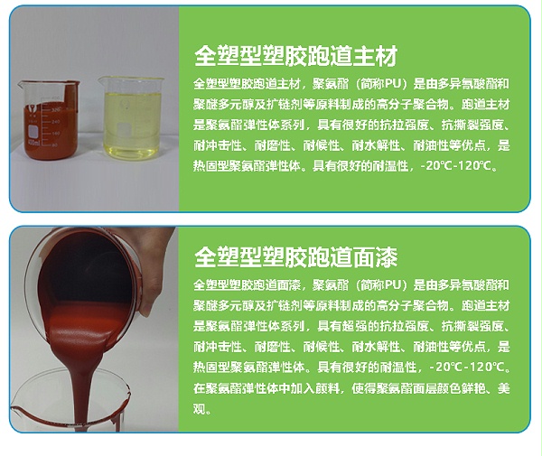 全塑型塑胶跑道